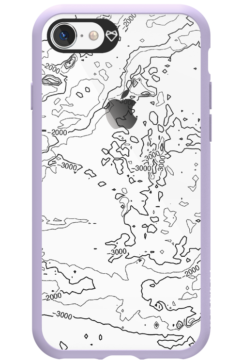 Contour Map - Apple iPhone 8