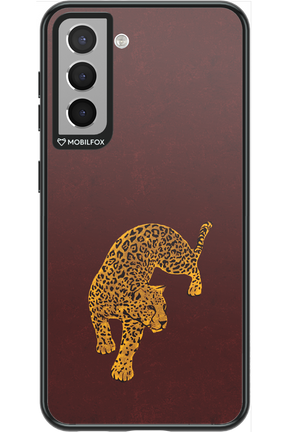 Burgundy Leopard - Samsung Galaxy S21