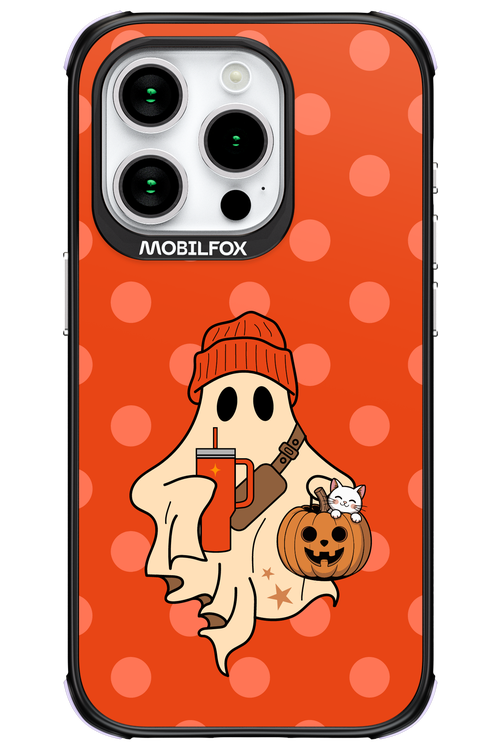 Ghost Girl (Orange) - Apple iPhone 15 Pro