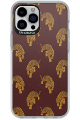 Burgundy Leopard Pattern - Apple iPhone 12 Pro Max