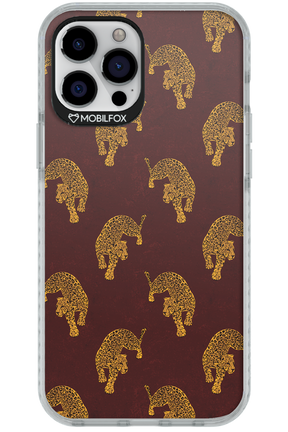 Burgundy Leopard Pattern - Apple iPhone 12 Pro Max