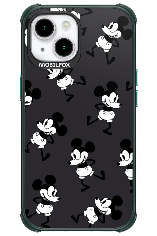 Iconic Mouse (antracite pattern) - Apple iPhone 15