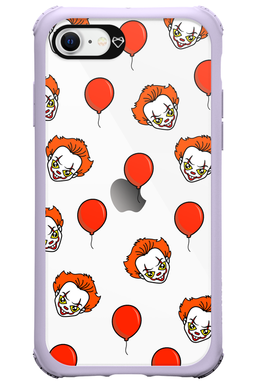 Mystery Clown (Transparent) - Apple iPhone SE 2020
