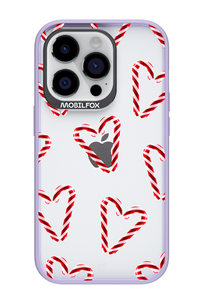 Candy Cane Hearts - Apple iPhone 14 Pro