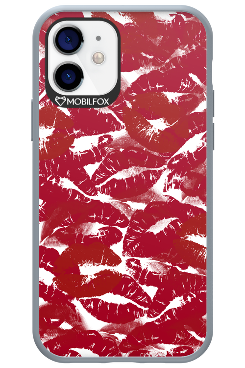 Burgundy and Kiss 2.0 - Apple iPhone 12