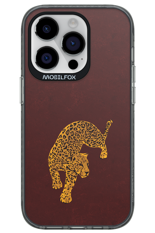 Burgundy Leopard - Apple iPhone 14 Pro