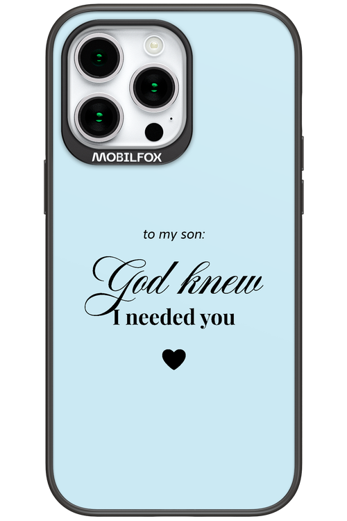 To My Son 2.0 - Apple iPhone 15 Pro Max
