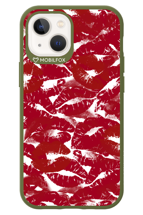 Burgundy and Kiss 2.0 - Apple iPhone 13 Mini
