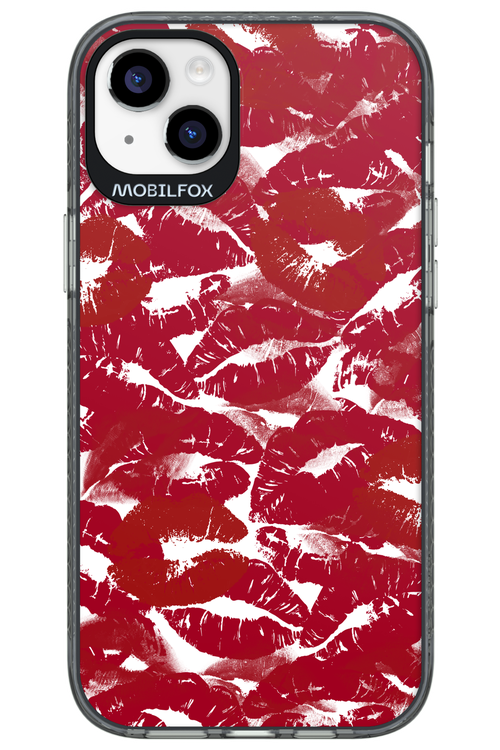 Burgundy and Kiss 2.0 - Apple iPhone 14 Plus