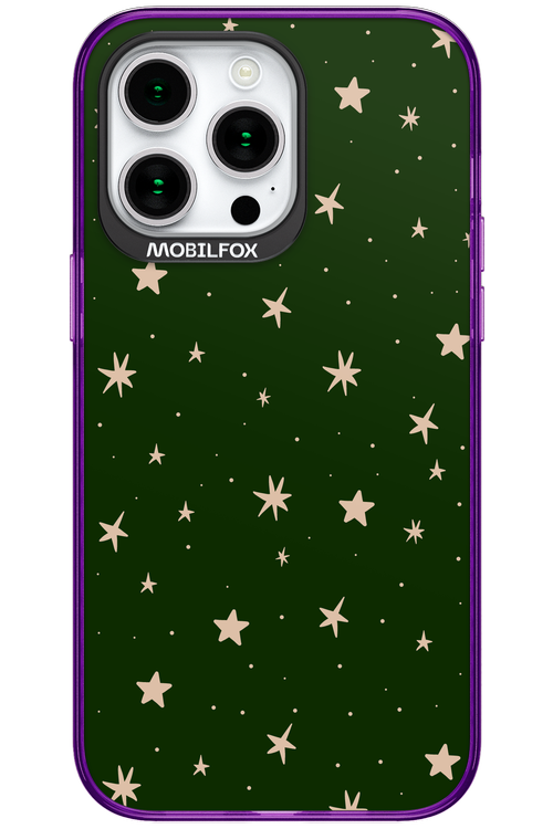 Forest Green Stars - Apple iPhone 15 Pro Max