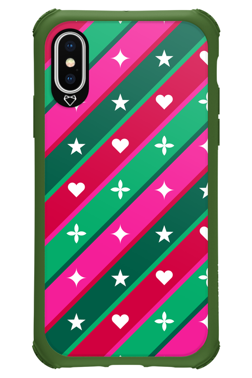 Christmas Stripes - Apple iPhone XS