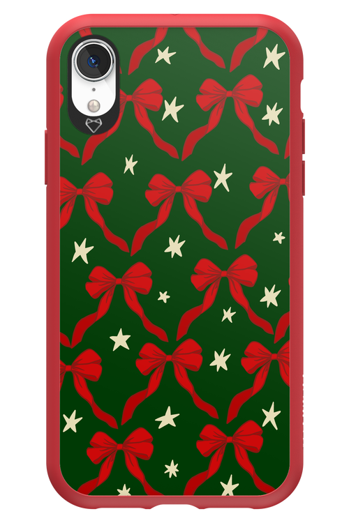 Bow & Stars (Green) - Apple iPhone XR