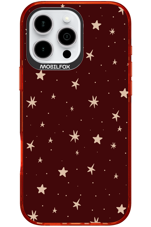 Burgundy Stars - Apple iPhone 16 Pro Max