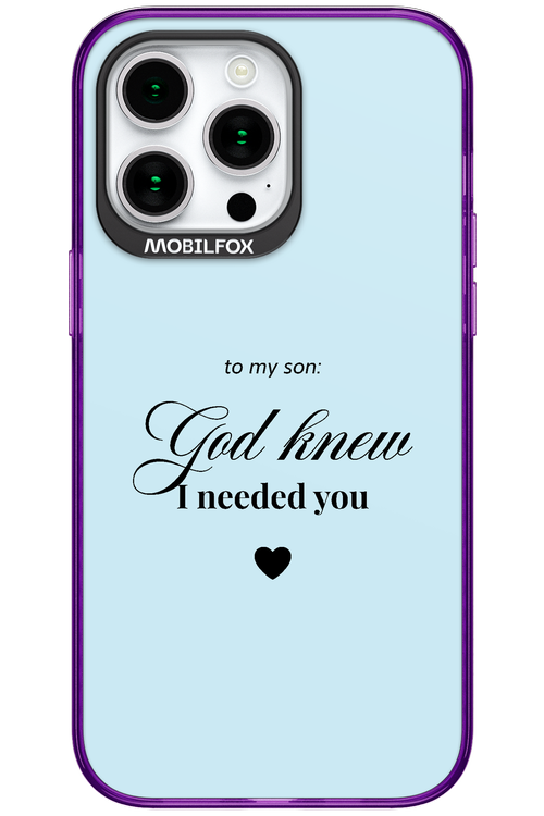 To My Son 2.0 - Apple iPhone 15 Pro Max