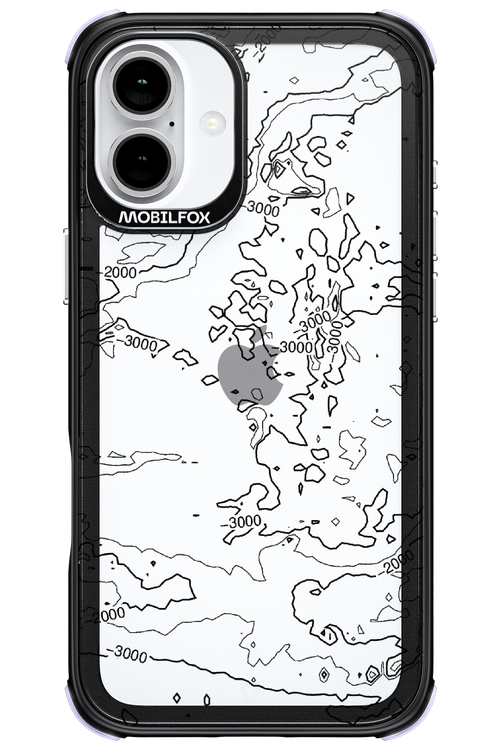 Contour Map - Apple iPhone 16 Plus