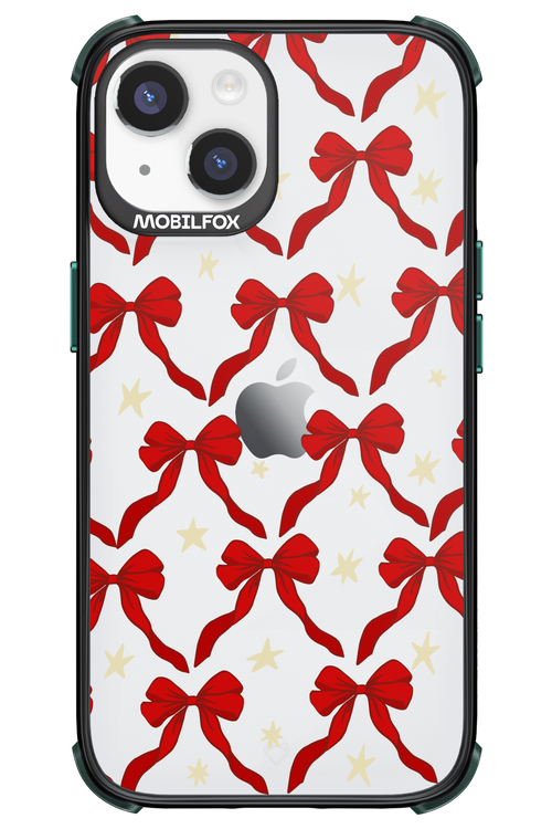 Bow & Stars (Transparent) - Apple iPhone 14