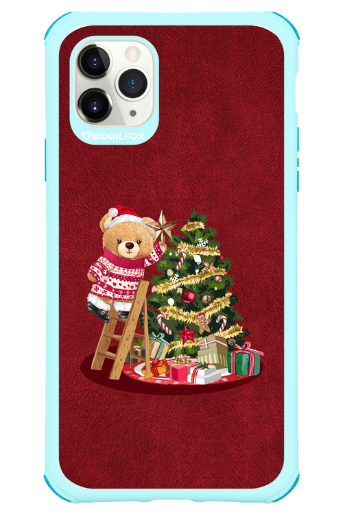 Christmas Bear (Burgundy) - Apple iPhone 11 Pro Max
