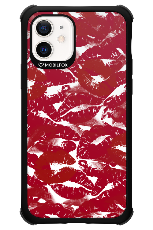 Burgundy and Kiss 2.0 - Apple iPhone 12