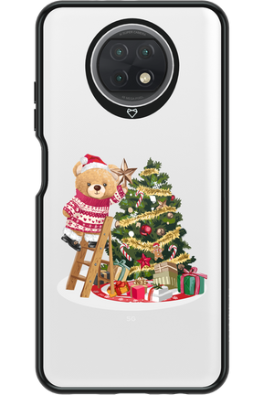 Christmas Bear (Transparent) - Xiaomi Redmi Note 9T 5G
