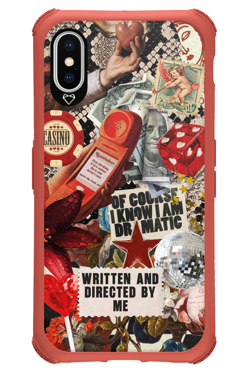 RED VINTAGE - Apple iPhone XS