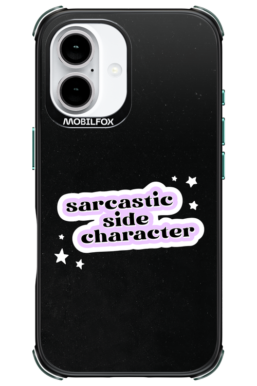 Sarcastic Black - Apple iPhone 16