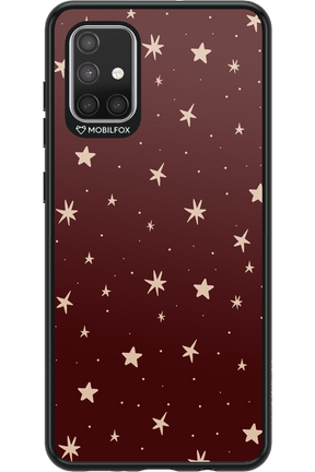 Burgundy Stars - Samsung Galaxy A71