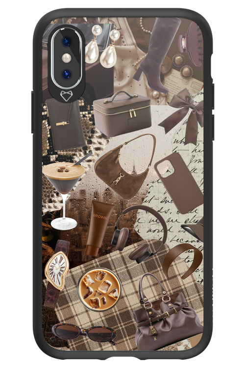 Brown Love - Apple iPhone X