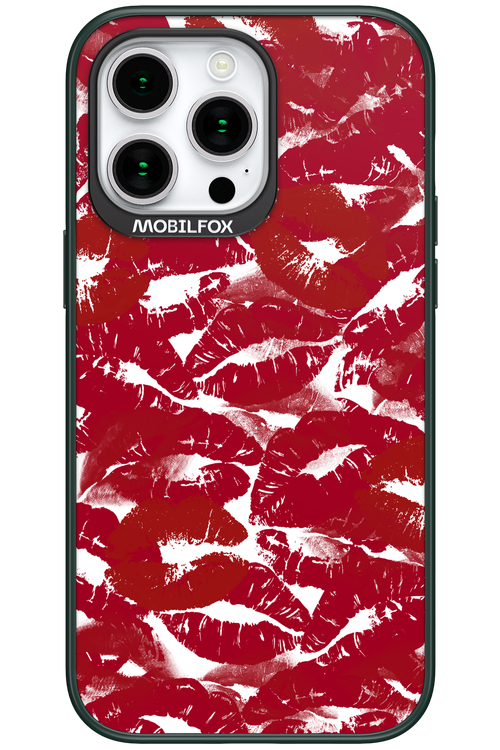 Burgundy and Kiss 2.0 - Apple iPhone 15 Pro Max