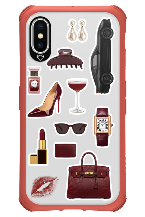 Classy Burgundy - Apple iPhone X