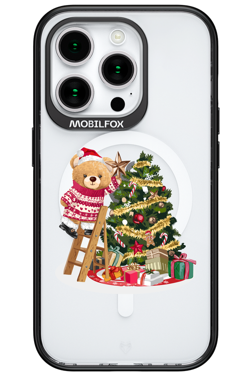 Christmas Bear (Transparent) - Apple iPhone 15 Pro