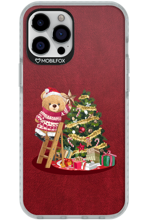 Christmas Bear (Burgundy) - Apple iPhone 12 Pro Max