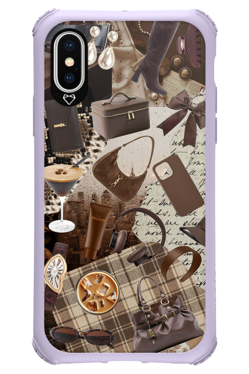 Brown Love - Apple iPhone X