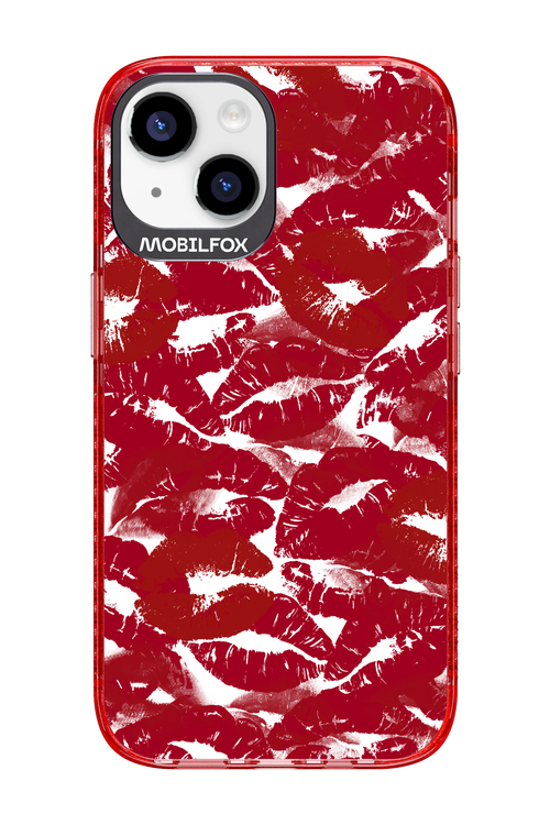 Burgundy and Kiss 2.0 - Apple iPhone 14