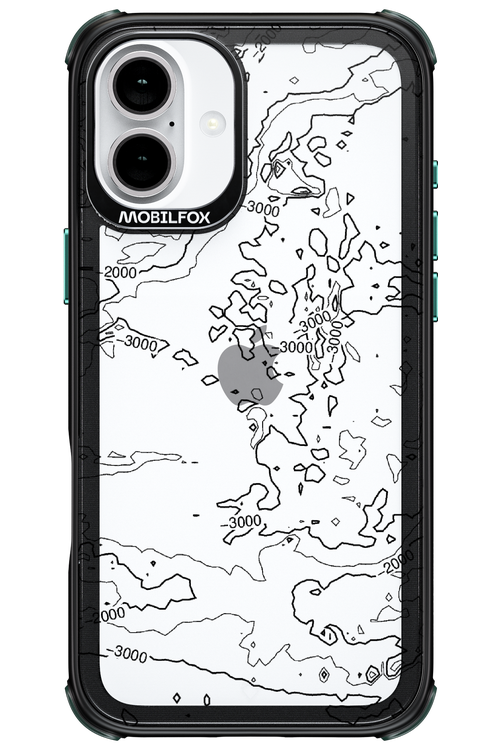 Contour Map - Apple iPhone 16 Plus