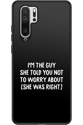 She was right - Huawei P30 Pro