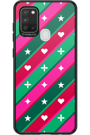 Christmas Stripes - Samsung Galaxy A21 S