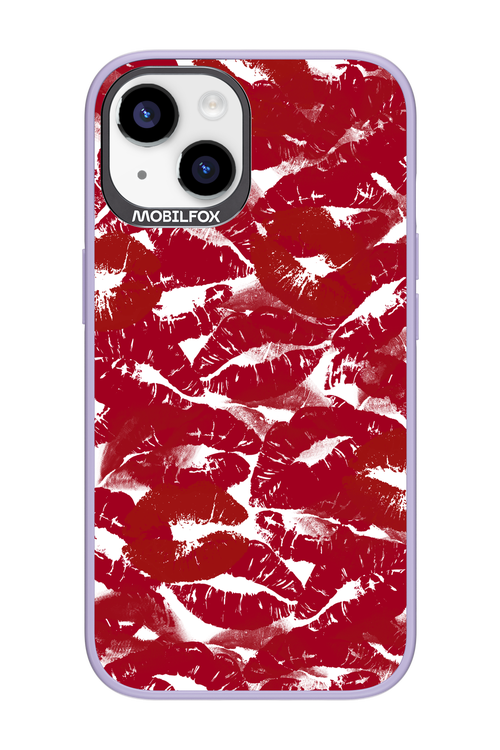 Burgundy and Kiss 2.0 - Apple iPhone 14
