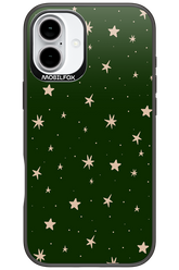 Forest Green Stars - Apple iPhone 16 Plus