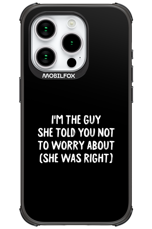 She was right 2.0 - Apple iPhone 15 Pro
