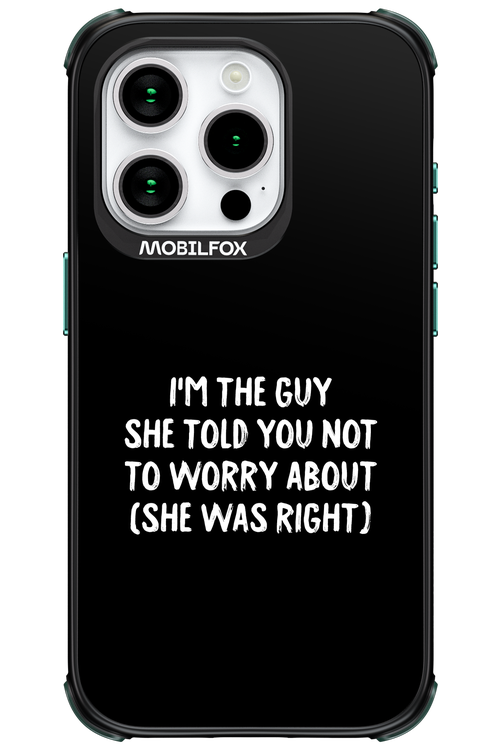 She was right 2.0 - Apple iPhone 15 Pro