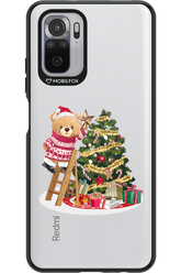 Christmas Bear (Transparent) - Xiaomi Redmi Note 10