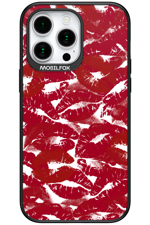 Burgundy and Kiss 2.0 - Apple iPhone 15 Pro Max