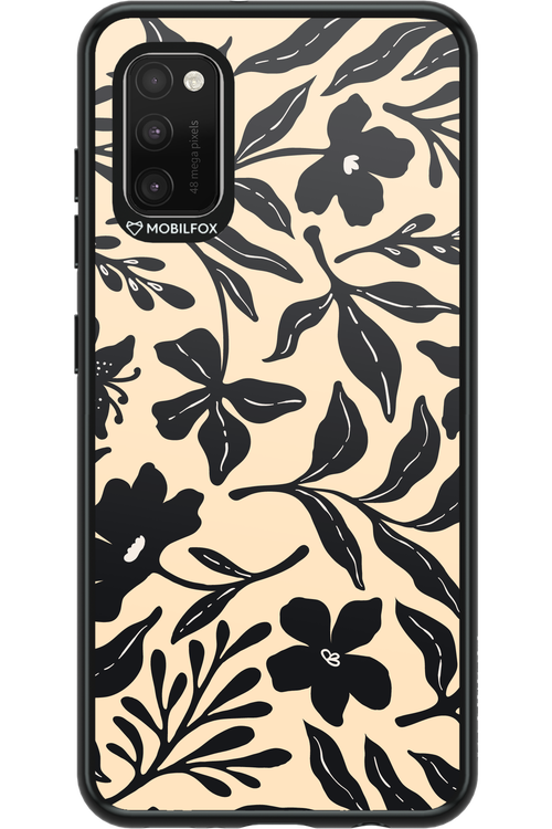 Black Flowers 2.0 - Samsung Galaxy A41