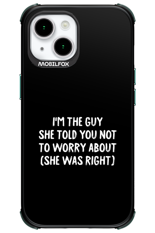 She was right 2.0 - Apple iPhone 15