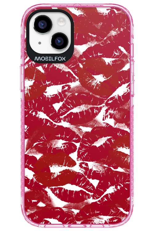 Burgundy and Kiss 2.0 - Apple iPhone 14 Plus