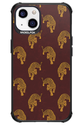 Burgundy Leopard Pattern - Apple iPhone 13