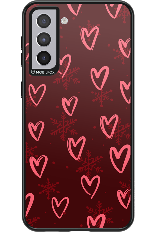 Christmas Hearts - Samsung Galaxy S21+