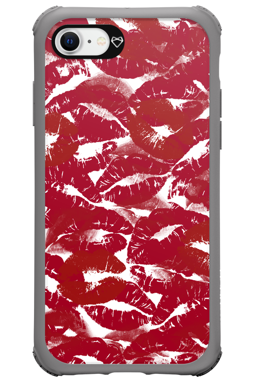Burgundy and Kiss 2.0 - Apple iPhone SE 2022