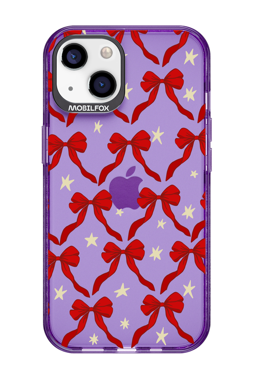 Bow & Stars (Transparent) - Apple iPhone 13