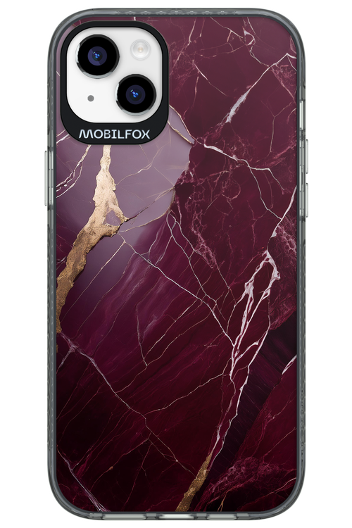 Burgundy Marble - Apple iPhone 14 Plus